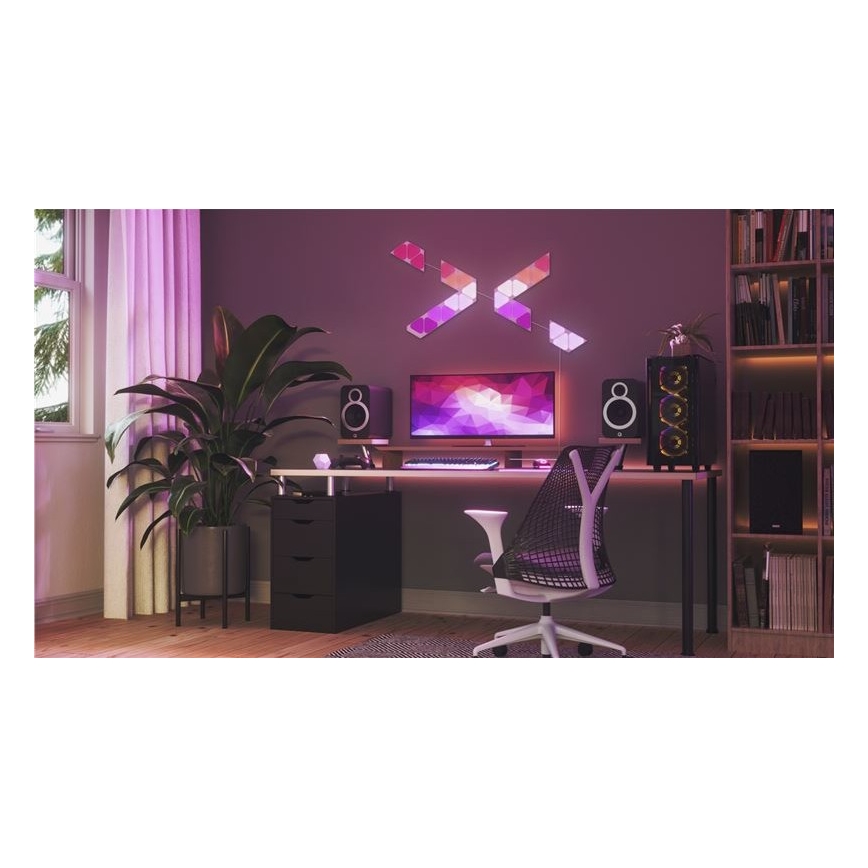 Nanoleaf - Rozširovacia SADA 10x LED RGB Stmievateľný panel TRIANGLES LED/0,5W/230V Wi-Fi