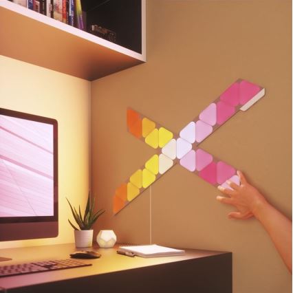 Nanoleaf - Rozširovacia SADA 10x LED RGB Stmievateľný panel TRIANGLES LED/0,5W/230V Wi-Fi