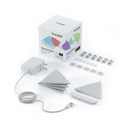 Nanoleaf - SADA 5x LED RGB Stmievateľný panel TRIANGLES LED/0,5W/230V 1200-6500K Wi-Fi