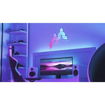 Nanoleaf - SADA 5x LED RGB Stmievateľný panel TRIANGLES LED/0,5W/230V 1200-6500K Wi-Fi