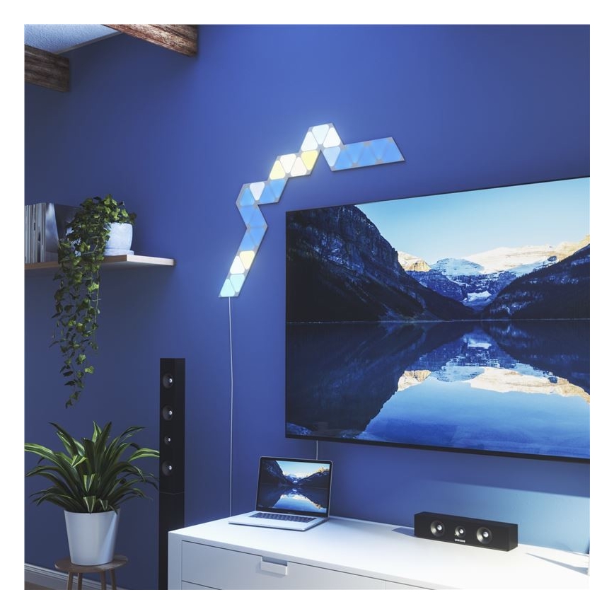 Nanoleaf - SADA 5x LED RGB Stmievateľný panel TRIANGLES LED/0,5W/230V 1200-6500K Wi-Fi