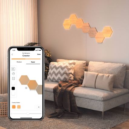 Nanoleaf - SADA 3x LED Stmievateľný panel HEXAGONS LED/2W/230V Wi-Fi