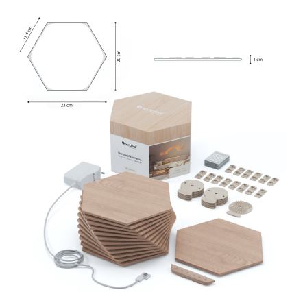 Nanoleaf - SADA 13x LED Stmievateľný panel HEXAGONS LED/2W/230V Wi-Fi