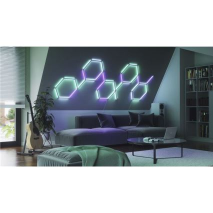 Nanoleaf - SADA 9x LED RGBW Stmievateľná lišta LINES LED/2W/230V 1200-6000K Wi-Fi