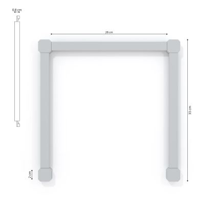 Nanoleaf - Rozširovacia SADA 3x LED RGBW Stmievateľná lišta LINES LED/2W/230V 1200-6000K Wi-Fi