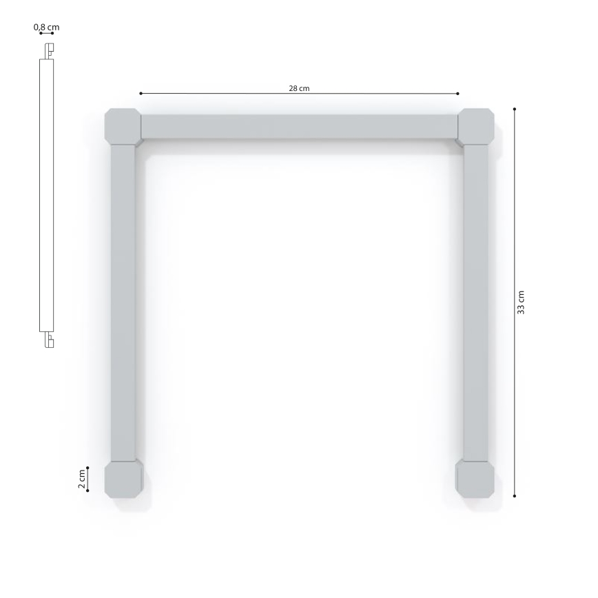 Nanoleaf - Rozširovacia SADA 3x LED RGBW Stmievateľná lišta LINES LED/2W/230V 1200-6000K Wi-Fi