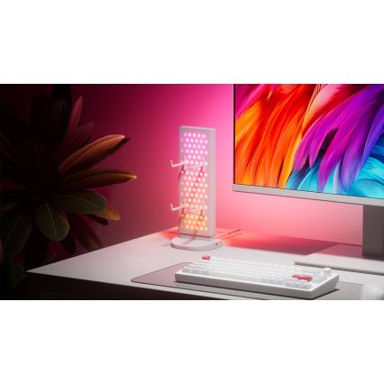 Nanoleaf - LED RGBIC Stmievateľná nabíjacia stolná stanica 3 v 1 5V 2700-6500K čierna