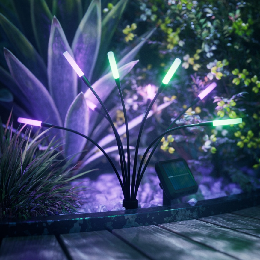 Nanoleaf - SADA 2x LED RGBW solárne lampy LED/1200 mAh IP65 + diaľkové ovládanie