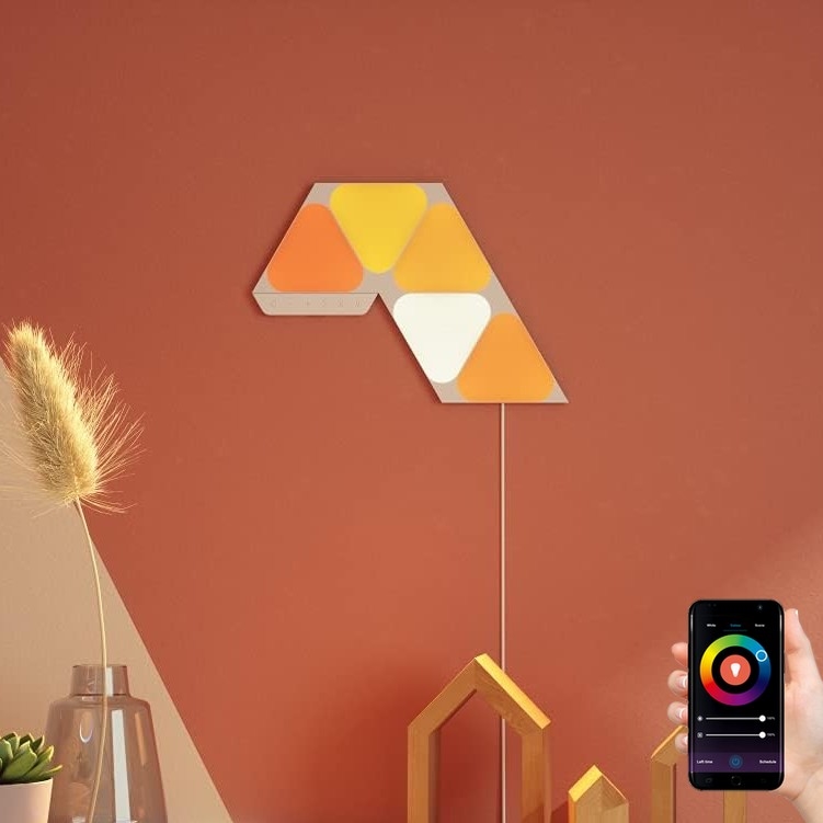 Nanoleaf - SADA 5x LED RGB Stmievateľný panel TRIANGLES LED/0,5W/230V 1200-6500K Wi-Fi