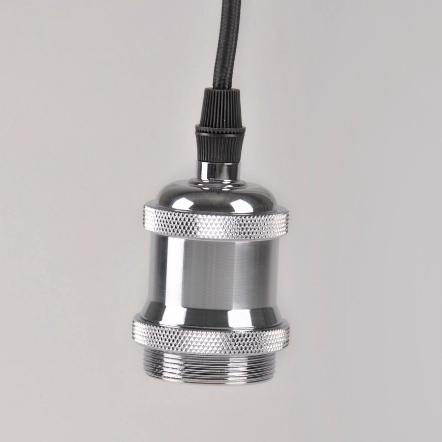 Napájací kábel 1xE27/20W/230V lesklý chróm