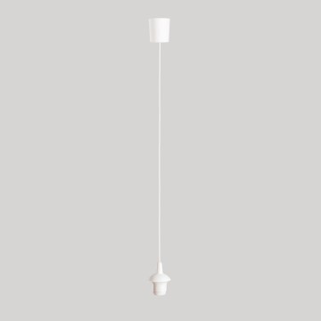 Napájací kábel EDI 1xE27/60W/230V 90 cm biely