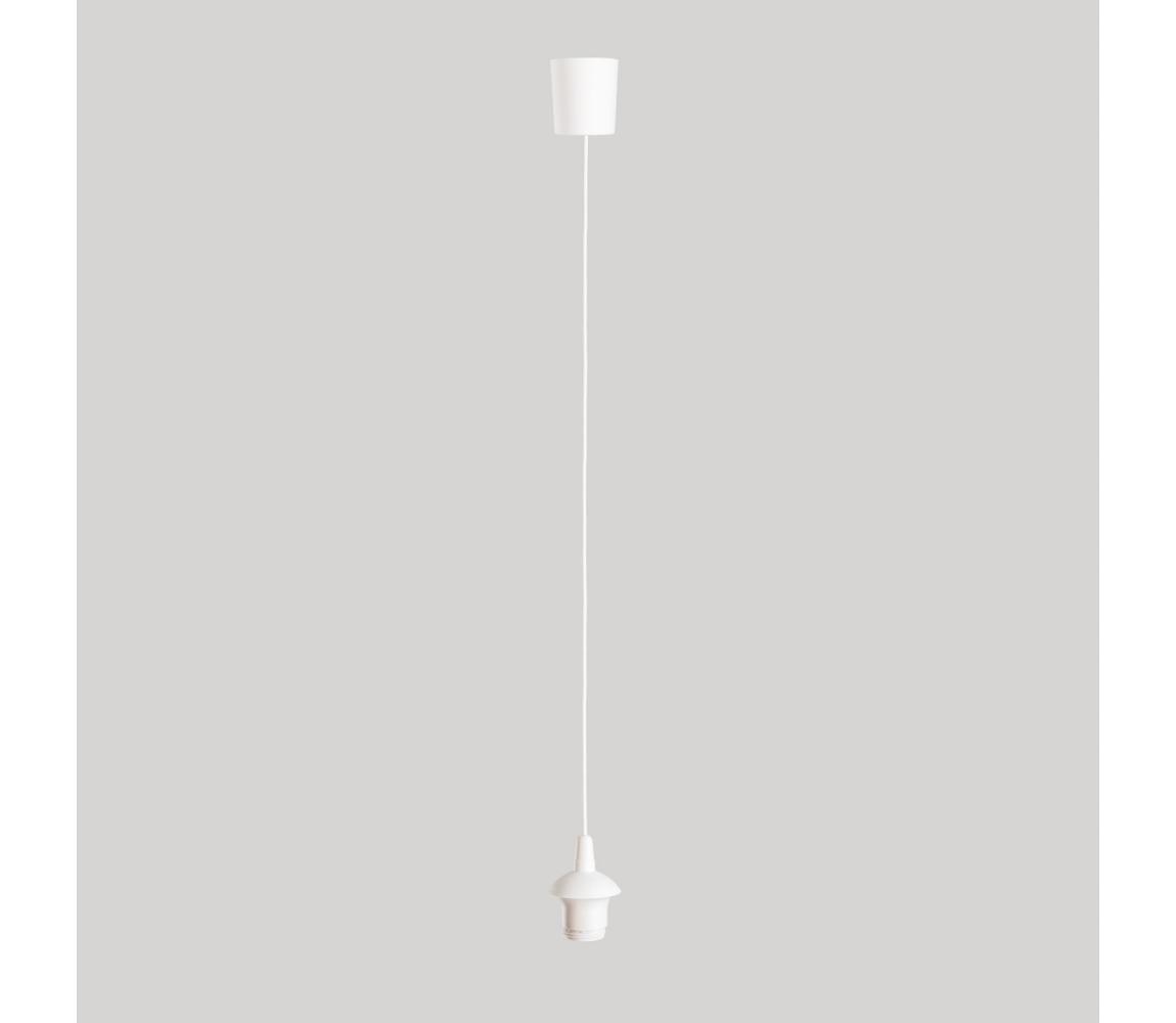 Napájací kábel EDI 1xE27/60W/230V 90 cm biely 6049