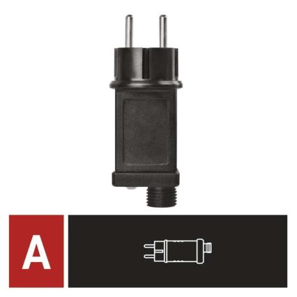 Napájací zdroj pre vianočné prepojiteľné osvetlenie 230 V IP44