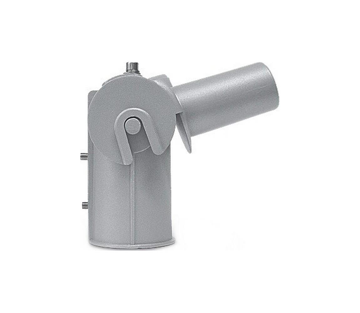 Nastaviteľný držiak pre pouličnú lampu IP44, priemer 53-60 mm, sivý AU-U35060-90