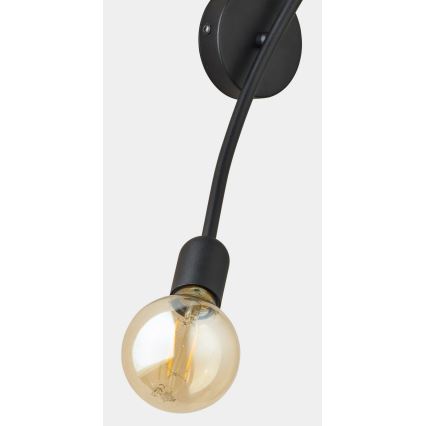 Nástenka HELIX 2xE27/60W/230V čierna
