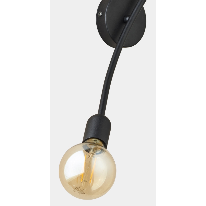 Nástenka HELIX 2xE27/60W/230V čierna