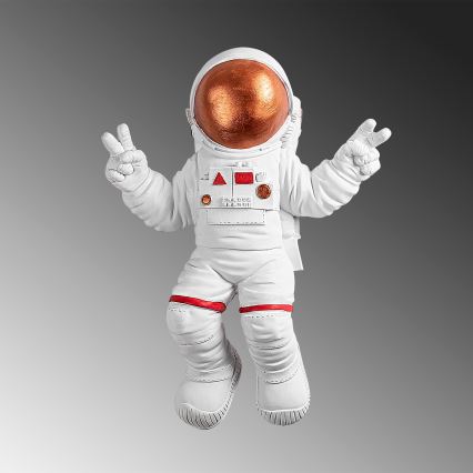 Nástenná dekorácia 47x35 cm astronaut medená