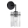 Nástenná lampa 1xE27/60W/230V čierna/číra