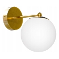 Nástenná lampa 1xG9/40W/230V zlatá/biela