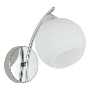 Nástenná lampa AMOS 1xE27/40W/230V lesklý chróm