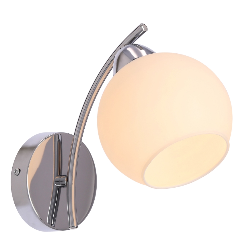 Nástenná lampa AMOS 1xE27/40W/230V lesklý chróm