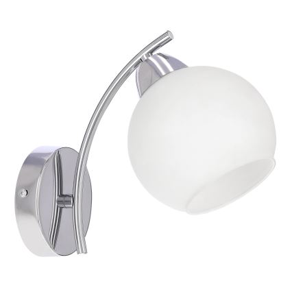 Nástenná lampa AMOS 1xE27/40W/230V lesklý chróm