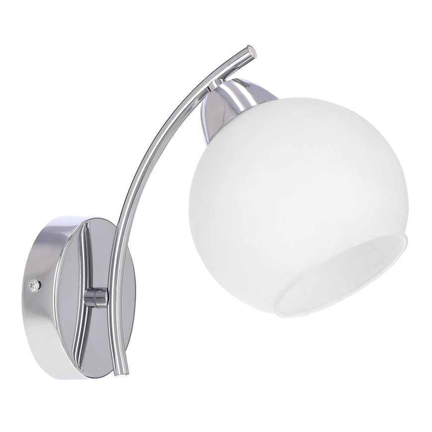 Nástenná lampa AMOS 1xE27/40W/230V lesklý chróm