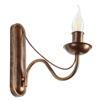 Nástenná lampa ANTON 1xE14/60W/230V bronzová