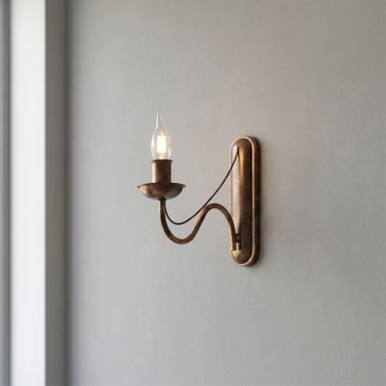 Nástenná lampa ANTON 1xE14/60W/230V bronzová