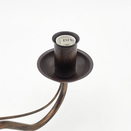 Nástenná lampa ANTON 1xE14/60W/230V bronzová