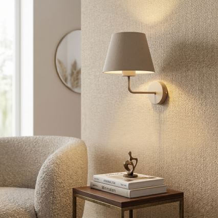 Nástenná lampa ARDEN 1xE27/15W/230V béžová