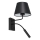 Nástenná lampa ARDEN 1xE27/60W+1xG9/8W/230V čierna/biela