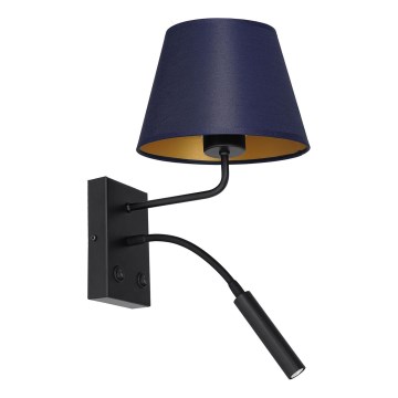 Nástenná lampa ARDEN 1xE27/60W+1xG9/8W/230V fialová/zlatá