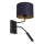 Nástenná lampa ARDEN 1xE27/60W+1xG9/8W/230V modrá