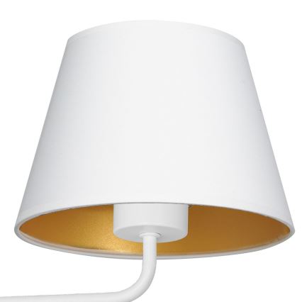 Nástenná lampa ARDEN 1xE27/60W/230V biela/zlatá