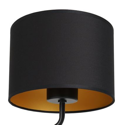 Nástenná lampa ARDEN 1xE27/60W/230V čierna/zlatá