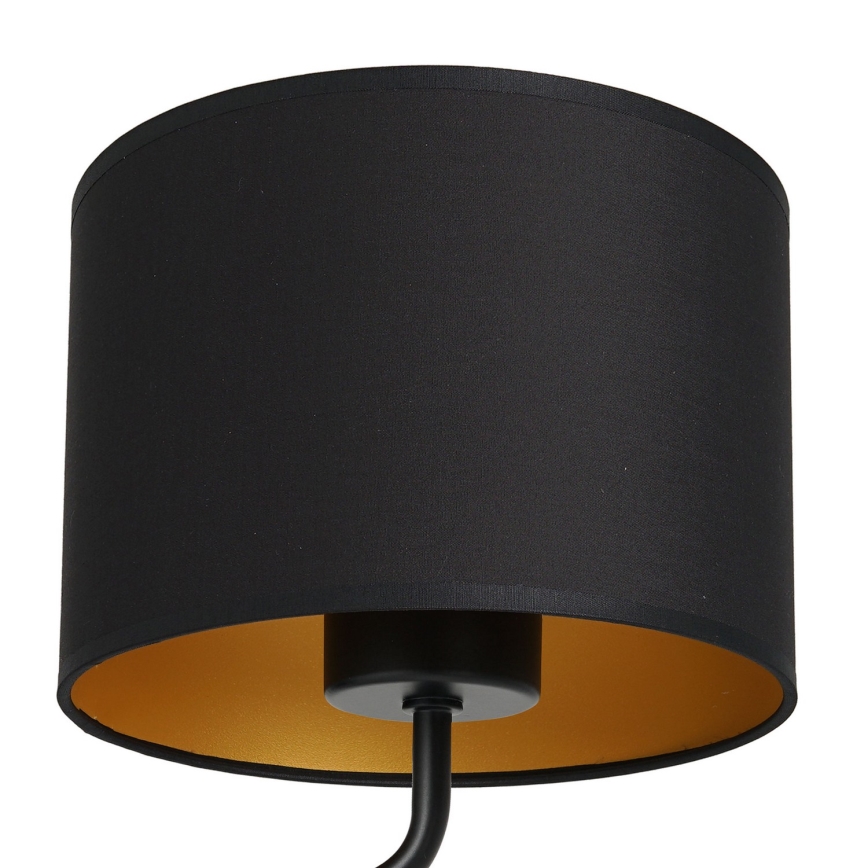 Nástenná lampa ARDEN 1xE27/60W/230V čierna/zlatá
