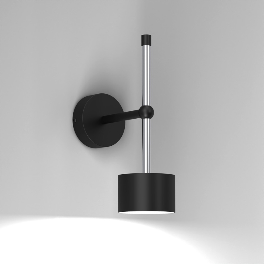 Nástenná lampa ARENA 1xGX53/11W/230V čierna/lesklý chróm