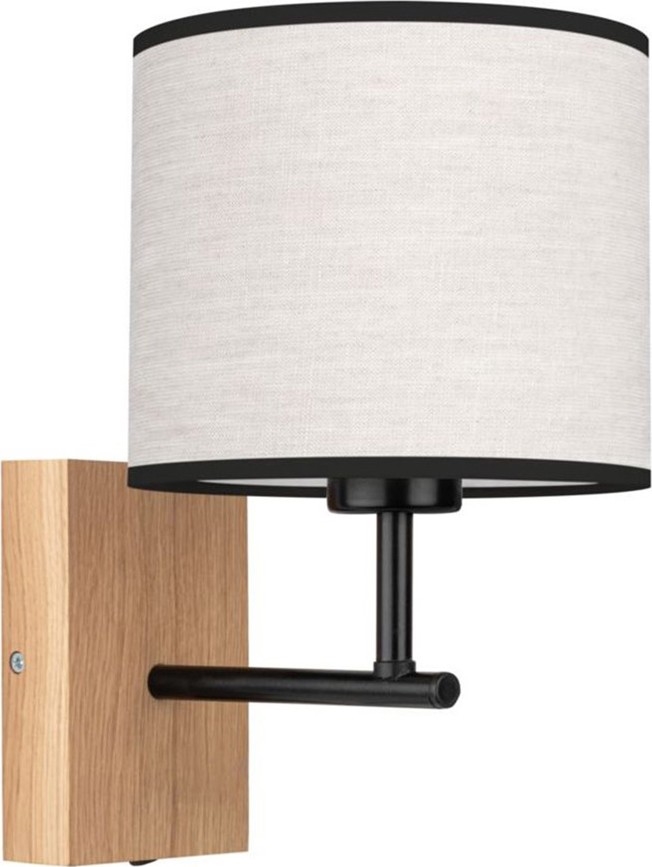 Nástenná lampa BOHO 1xE27/25W/230V dub
