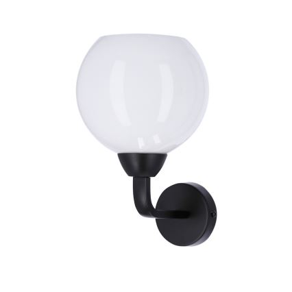 Nástenná lampa CALDERA 1xE27/60W/230V čierna