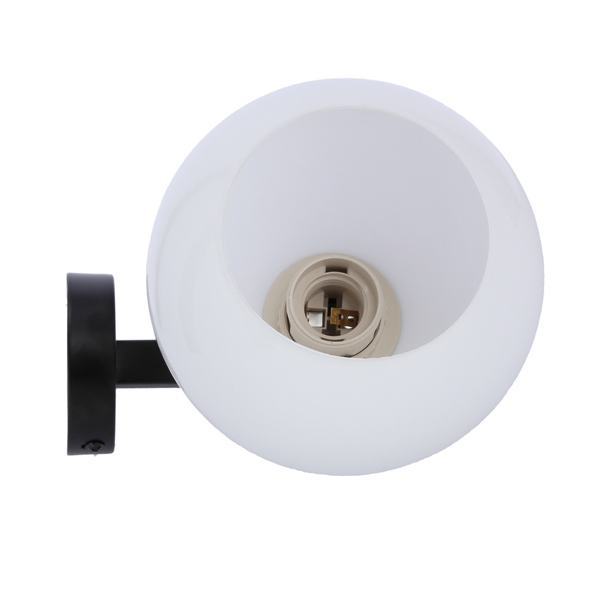 Nástenná lampa CALDERA 1xE27/60W/230V čierna