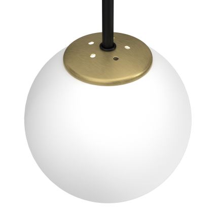 Nástenná lampa CAMBRIDGE 1xE14/60W/230V čierna/mosadz