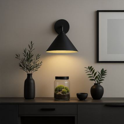 Nástenná lampa CAPITAL 1xGX53/15W/230V čierna