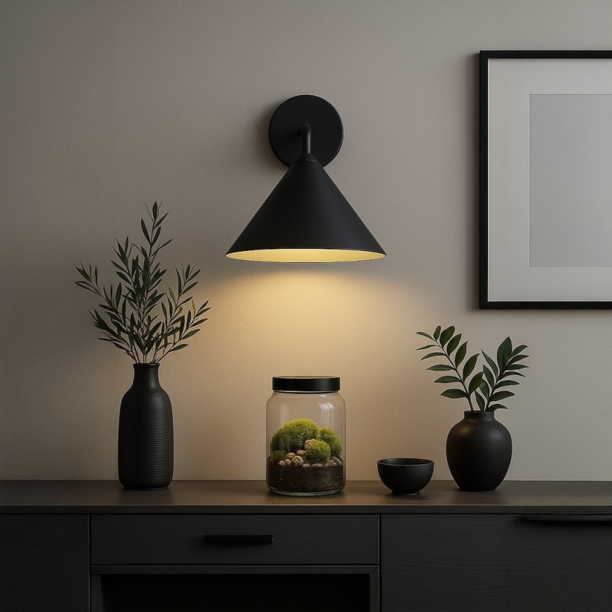 Nástenná lampa CAPITAL 1xGX53/15W/230V čierna