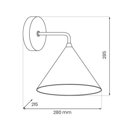 Nástenná lampa CAPITAL 1xGX53/15W/230V ružové zlato