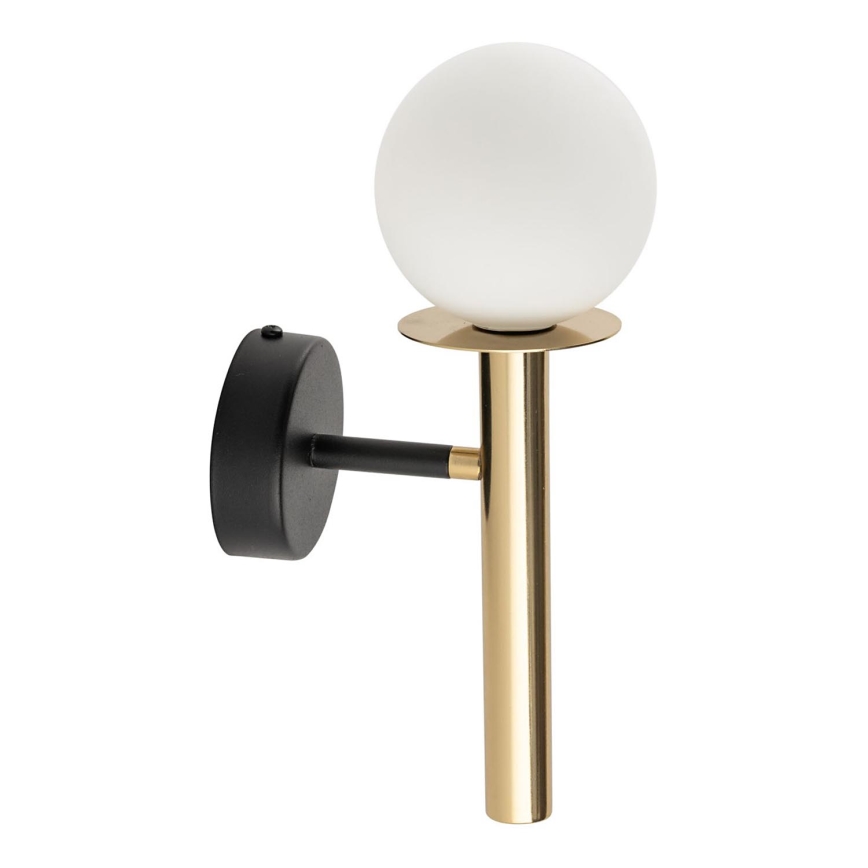 Nástenná lampa DAISY 1xG9/12W/230V zlatá/čierna/biela