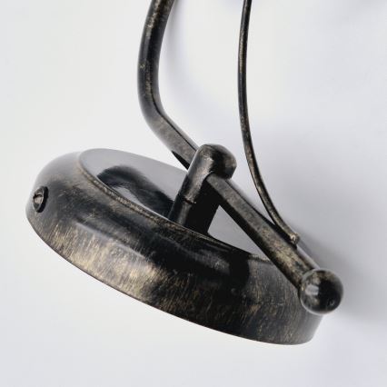 Nástenná lampa DONATO 1xE14x40W/230V patina