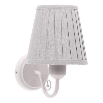 Nástenná lampa FIREZ 1xE27/40W/230V biela/šedá