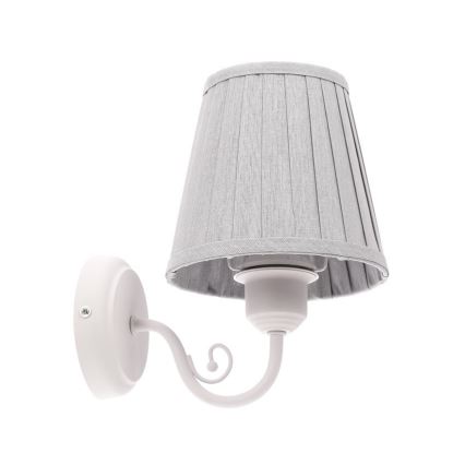 Nástenná lampa FIREZ 1xE27/40W/230V biela/šedá