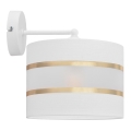 Nástenná lampa HELEN 1xE27/15W/230V biela/zlatá
